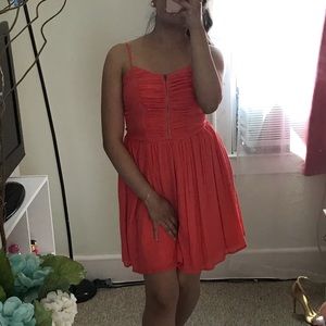 Coral dress